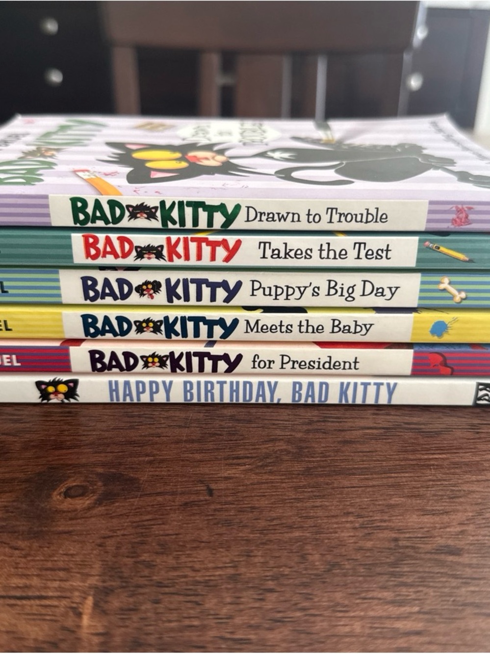 6 Bad Kitty paperback books